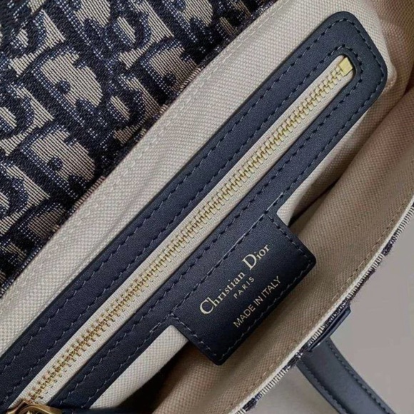 Dior Oblique Saddle Bag with Strap - Picture 5 of 6